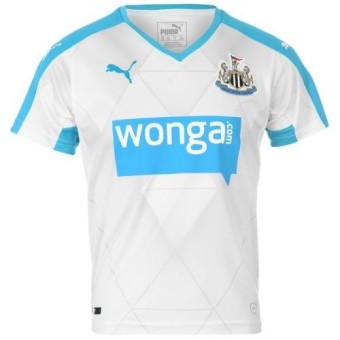 Детская футболка Newcastle United Гостевая 2015 2016 с коротким рукавом S (рост 116 см)