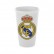 Стакан с силиконовой крышкой с логотипом Реал Мадрид