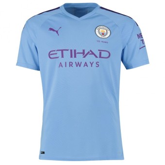 Футбольная футболка для детей Manchester City Домашняя 2019 2020 S (рост 116 см)