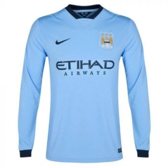 Футболка Manchester City Домашняя 2014 2015 с длинным рукавом 3XL(56)