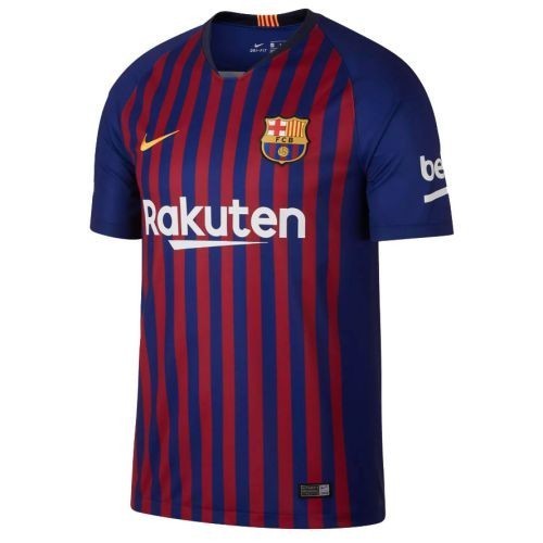 Футболка Barcelona Домашняя 2018 2019 с коротким рукавом XL(50)