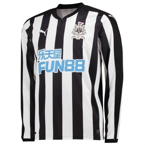 Детская футболка Newcastle United Домашняя 2017 2018 с длинным рукавом 2XL (рост 164 см)